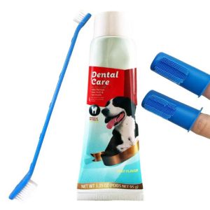 Kit crema dental mascotas